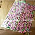 3D Dimensional Handgefertigte Stanz-Alphabet / Briefpapier Handwerk Aufkleber